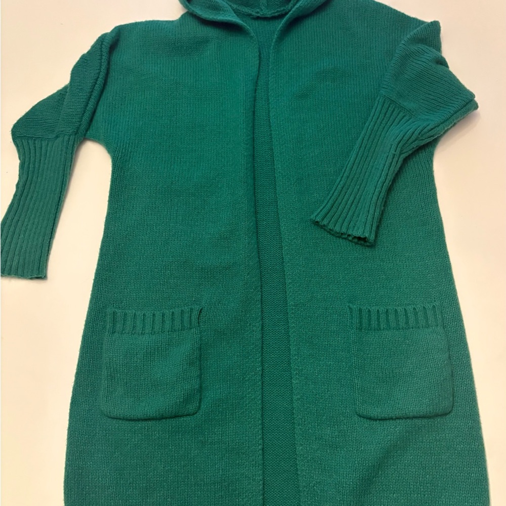 Cozy Green Knit Cardigan